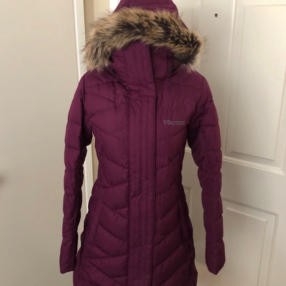 Marmot Jackets & Blazers - [NEW] Marmot Varma Long Down Parka in Deep Plum